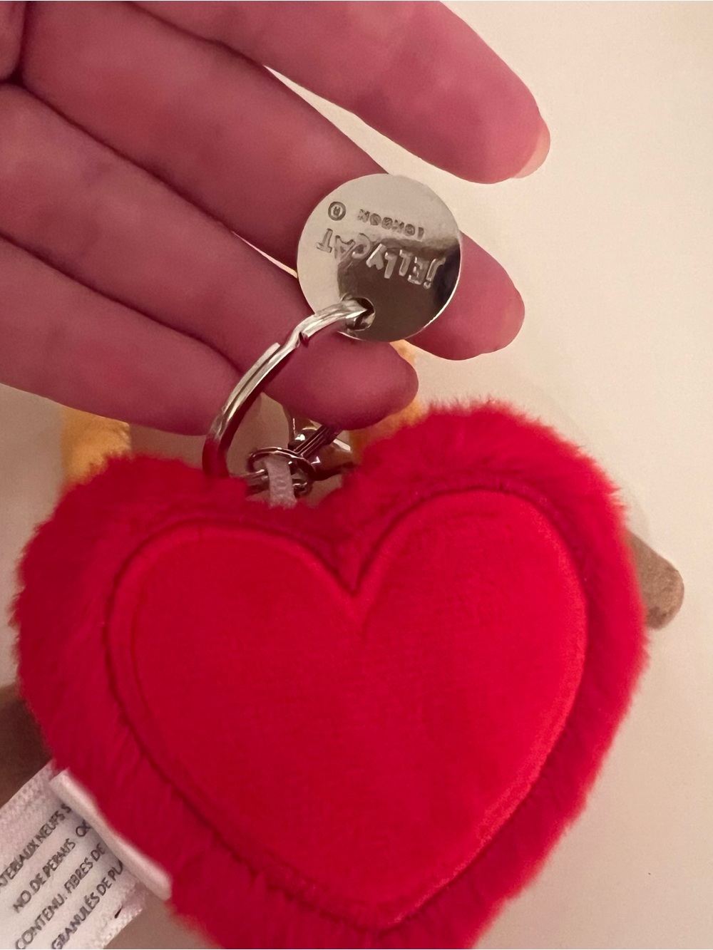 Jellycat Heart Keychain Bag Charm - Picture 2 of 2